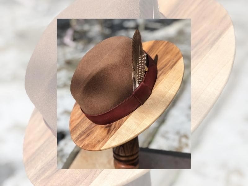 Wooden Fedora Hats