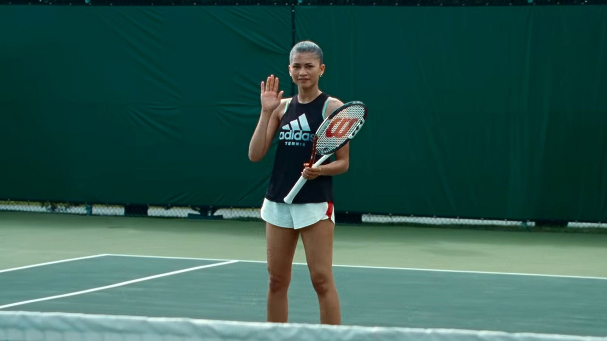 Zendaya as a tennis player in Challengers