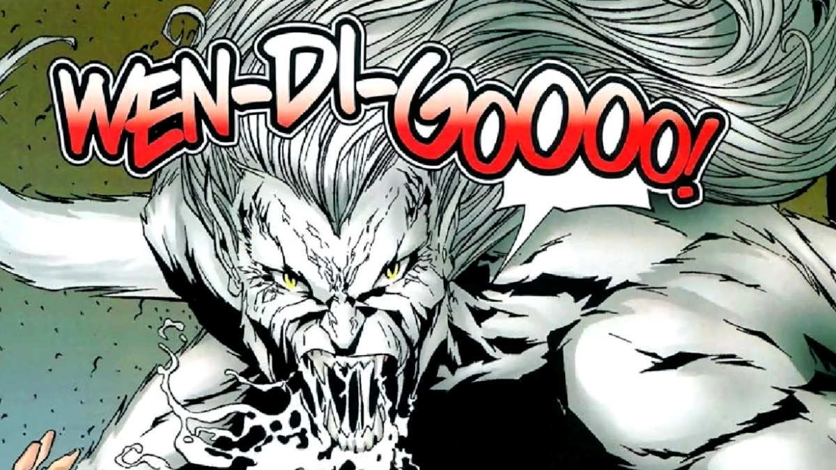 The Wendigo as depicted in Marvel Comics