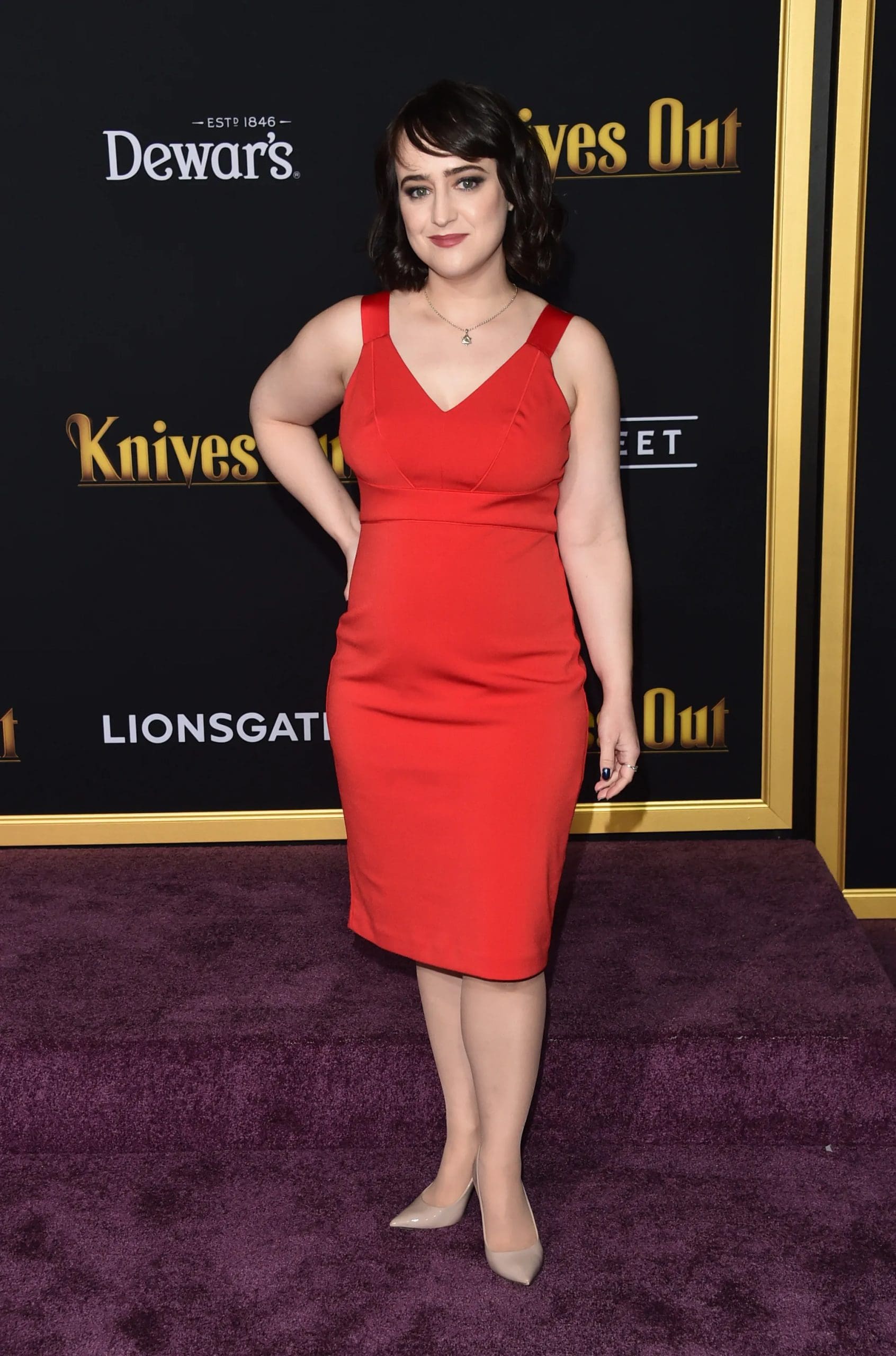Mara Wilson attends the premiere of Lionsgate's "Knives Out" at Regency Village Theatre on November 14, 2019 in Westwood, California. 